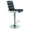 Scaun Bar C-617 Negru/Alb