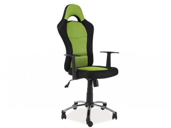 Scaun de birou Q-039 Negru / Verde