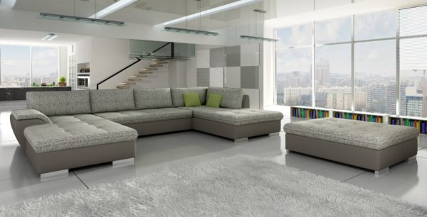 Coltar living extensibil Tokio Maxi pe dreapta