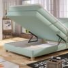 Pat tapitat tip boxspring Scandia