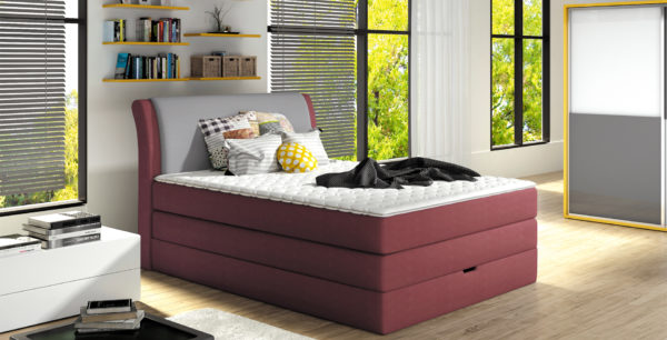 Pat tapitat tip boxspring Amalfi