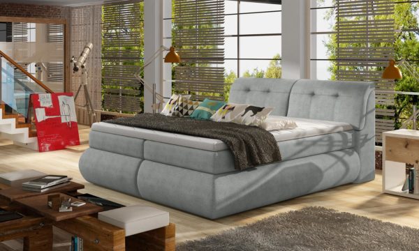 Pat tapitat tip boxspring Carmen