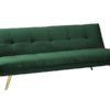 Canapea extensibila Moritz Velvet Verde