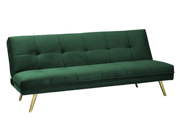 Canapea extensibila Moritz Velvet Verde