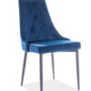 Scaun Trix B Velvet Albastru